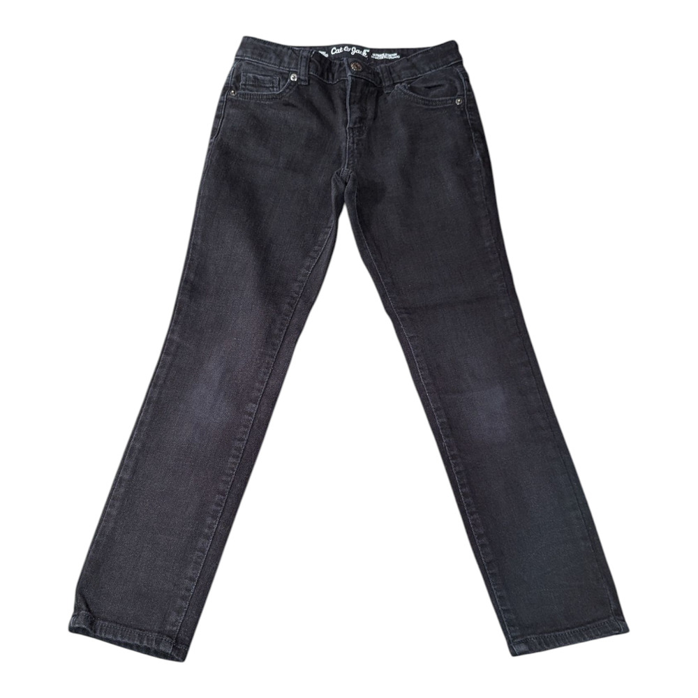 Cat & Jack - Black Jeans - Size 12 -  Skinny - Ultimate Stretch  - Preowned Good
